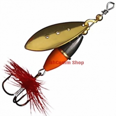 Блесна вращающаяся Myran Wipp 10 g Gold Or/Sv
