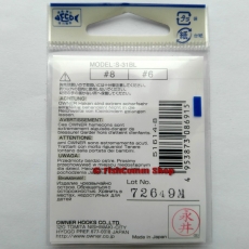 Крючок рыболовный Owner 51614 BC №8 S-31BL (8 шт.)