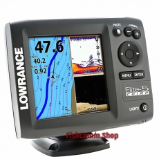Эхолот-навигатор (картплоттер) Lowrance Elite-5 CHIRP (83/200+455/800)