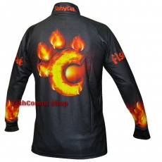 Футболка с длинным рукавом Fishycat Fire Deepcat T-Shirt размер XXL (58-60)