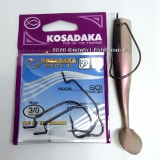 Виброхвост Kosadaka Shaker 80 TRS (8 шт.)