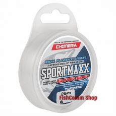 Леска флюрокарбоновая Chimera SportMaxx 100% Fluorocarbon Super Soft 0.19 мм. 25 м.