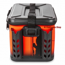 Сумка рыболовная Yoshi Onyx Patch Bag 40х26х27 см. с держателями для удилищ черно-оранжевая