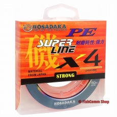 Плетеный шнур Kosadaka Super PE X4 0.25 (#1.5) Orange 150 m. Плетеный шнур Kosadaka Super PE X4 0.25 (#1.5) Orange 150 m.