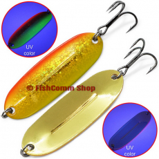 Блесна Kosadaka Wabbler W40 Spoon 57 мм. 7 г. цвет YO4