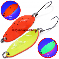 Блесна Kosadaka Trout Police Indi Spoon 3.2 г. 32 мм. цвет AK46
