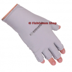 Перчатки Kosadaka Sunblock Gloves эластичные с открытой ладонью и пальцами Grey M