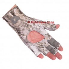 Перчатки Kosadaka Sunblock Gloves эластичные с открытой ладонью и пальцами Snake M
