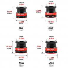 Катушка безынерционная Grows Culture Trout UL 2000